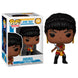 Vue de côté de la figurine Funko POP Uhura Star Trek Mirror Mirror dans sa boîte cadeau collector