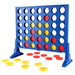 Grille de jeu Connect 4 Hasbro avec jetons rouges et jaunes alignés prête à jouer