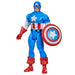 Vue latérale de la figurine HASBRO Captain America avec accessoire inclus