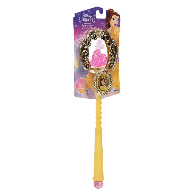 Figurine Disney posée sur socle décoratif avec motifs floraux