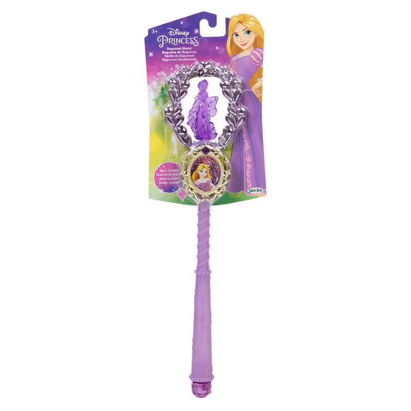 Figurine Disney en robe violette avec détails scintillants