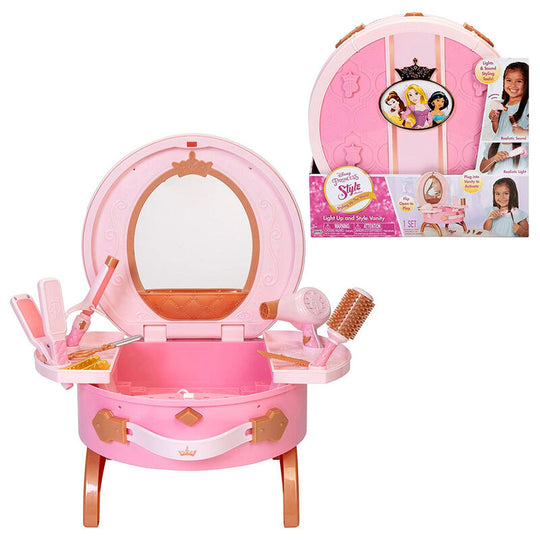 Packaging complet du set coiffeuse de voyage Disney Princess JAKKS PACIFIC