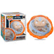 Vue latérale de la figurine Funko POP Avatar Aang mettant en valeur la qualité du vinyle et les couleurs vives.