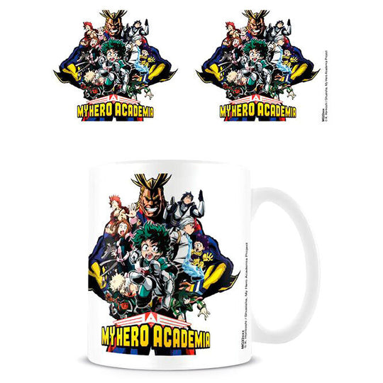 Mug My Hero Academia Character Burst avec design coloré et capacité de 315ml, produit par PYRAMID.