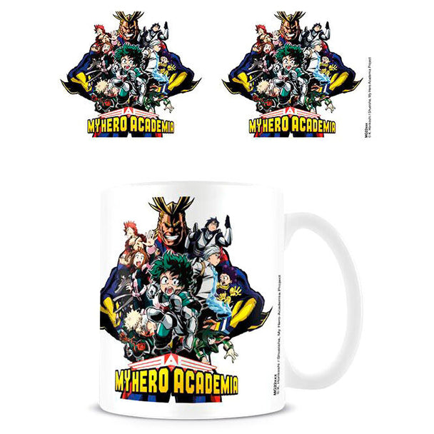 Mug My Hero Academia Character Burst avec design coloré et capacité de 315ml, produit par PYRAMID.