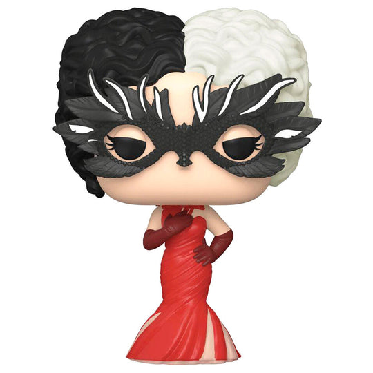 Packaging de la figurine Funko POP Disney Cruella Reveal avec logo et illustration du personnage