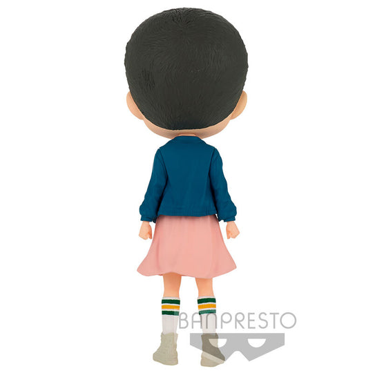 Détail du visage expressif de la figurine Eleven Q Posket avec couleurs vives et finitions soignées