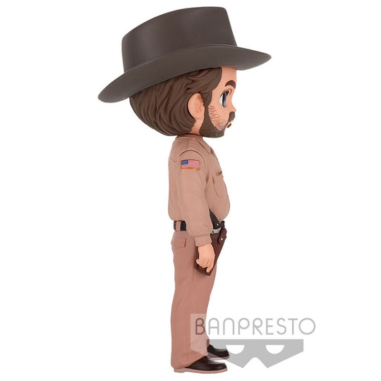 Vue arrière de la figurine Hooper Q Posket montrant la texture et la finition du PVC