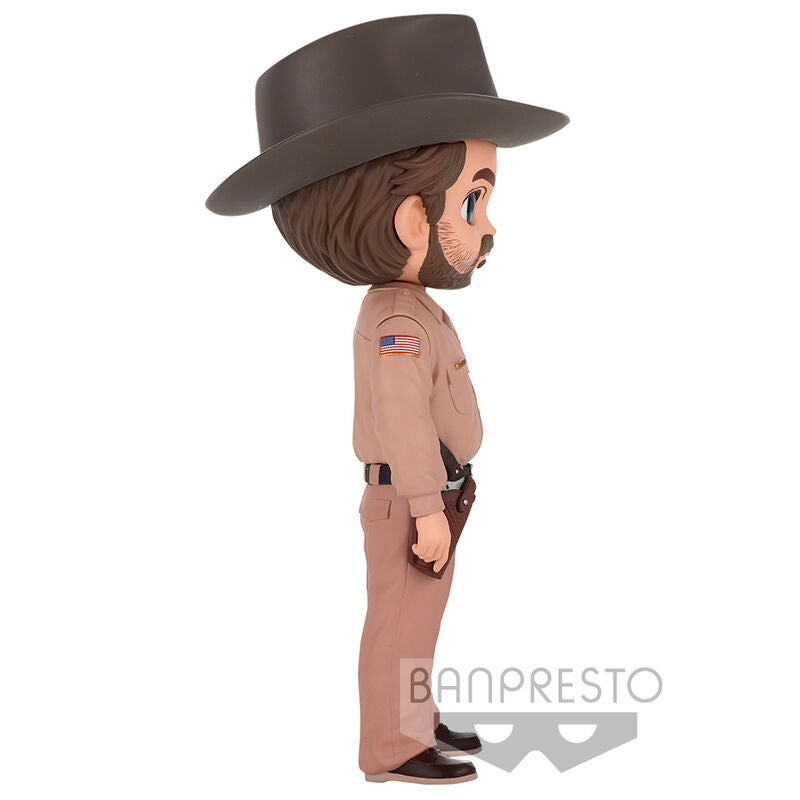 Vue arrière de la figurine Hooper Q Posket montrant la texture et la finition du PVC