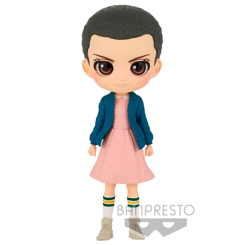 Packaging officiel BANPRESTO de la figurine Eleven Q Posket, édition collector 13cm