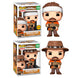 Figurine Funko POP Ron Hunter de Parks and Rec en vinyle 9cm dans sa boîte vitrine transparente