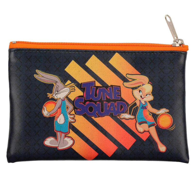 Trousse Space Jam 2 Tune Squad avec Bugs Bunny et Lola, dimensions 17x11x2 cm, design coloré et officiel SD TOYS.