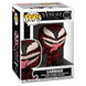 Vue rapprochée de la figurine Funko POP Venom 2 Carnage montrant les couleurs et textures