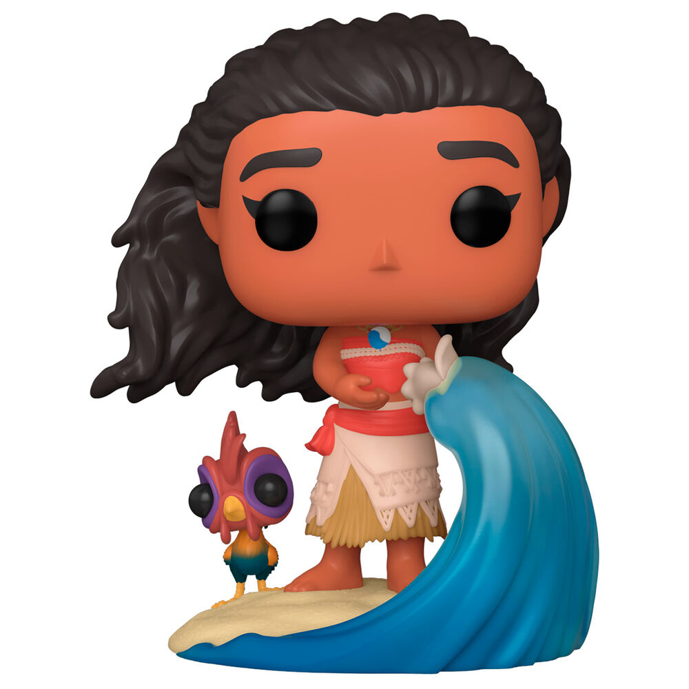 Emballage d'origine de la figurine Funko POP Disney Ultimate Princess Moana avec logo et illustrations