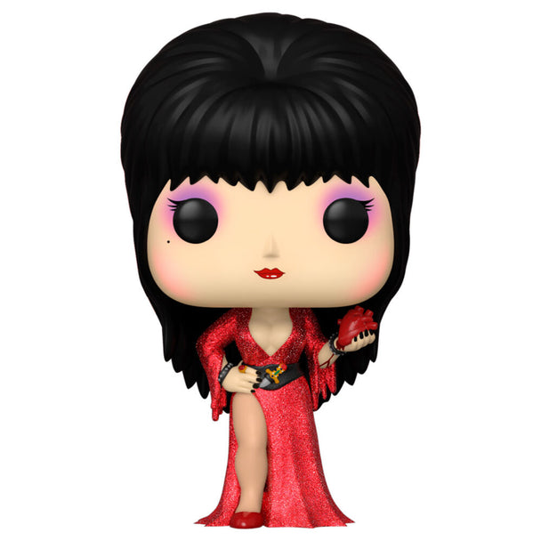 Figurine POP Elvira 40th Anniversary FUNKO en vinyle de 9 cm dans sa boîte cadeau à fenêtre