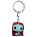 Porte-clés FUNKO Pocket POP représentant Sally de Nightmare Before Christmas, vue de face avec détails colorés et expression douce