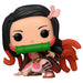 Détail de la figurine Nezuko Kamado Funko POP avec ses couleurs vives et sa tenue traditionnelle