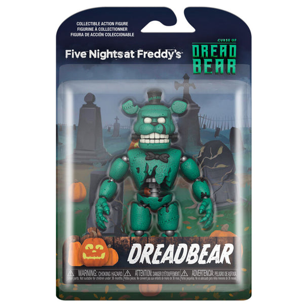 Zoom sur la tête de la figurine Dreadbear montrant ses caractéristiques uniques et son expression effrayante