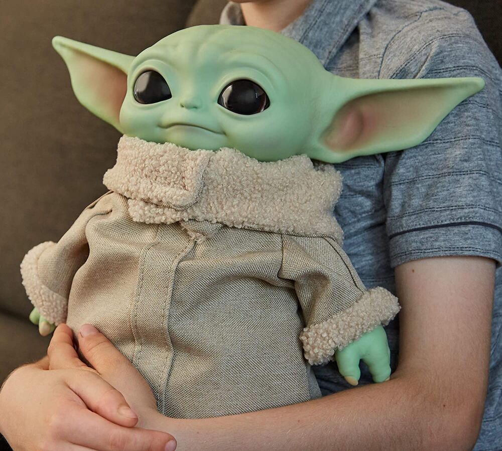 Emballage officiel MATTEL de la peluche Yoda The Child 28cm