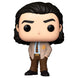 Vue latérale de la figurine Funko POP Loki Marvel montrant son design unique et sa finition
