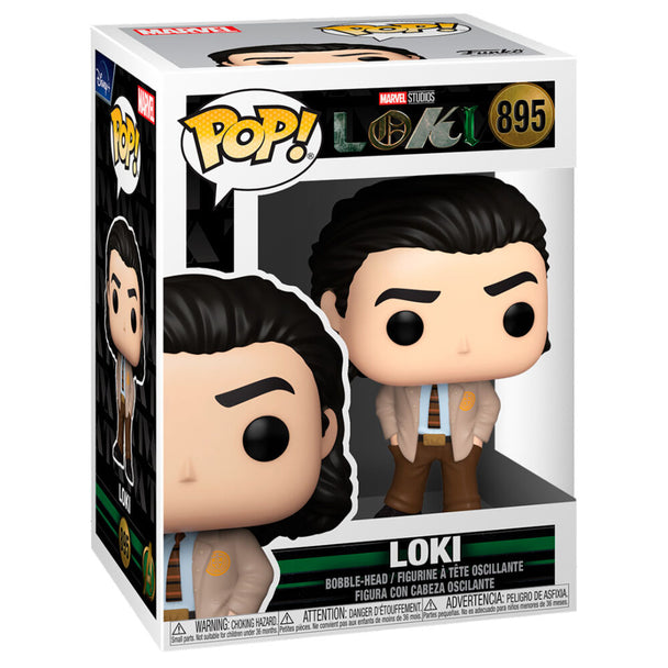 Boîte vitrine transparente de la figurine Funko POP Loki Marvel, idéale pour collectionneurs