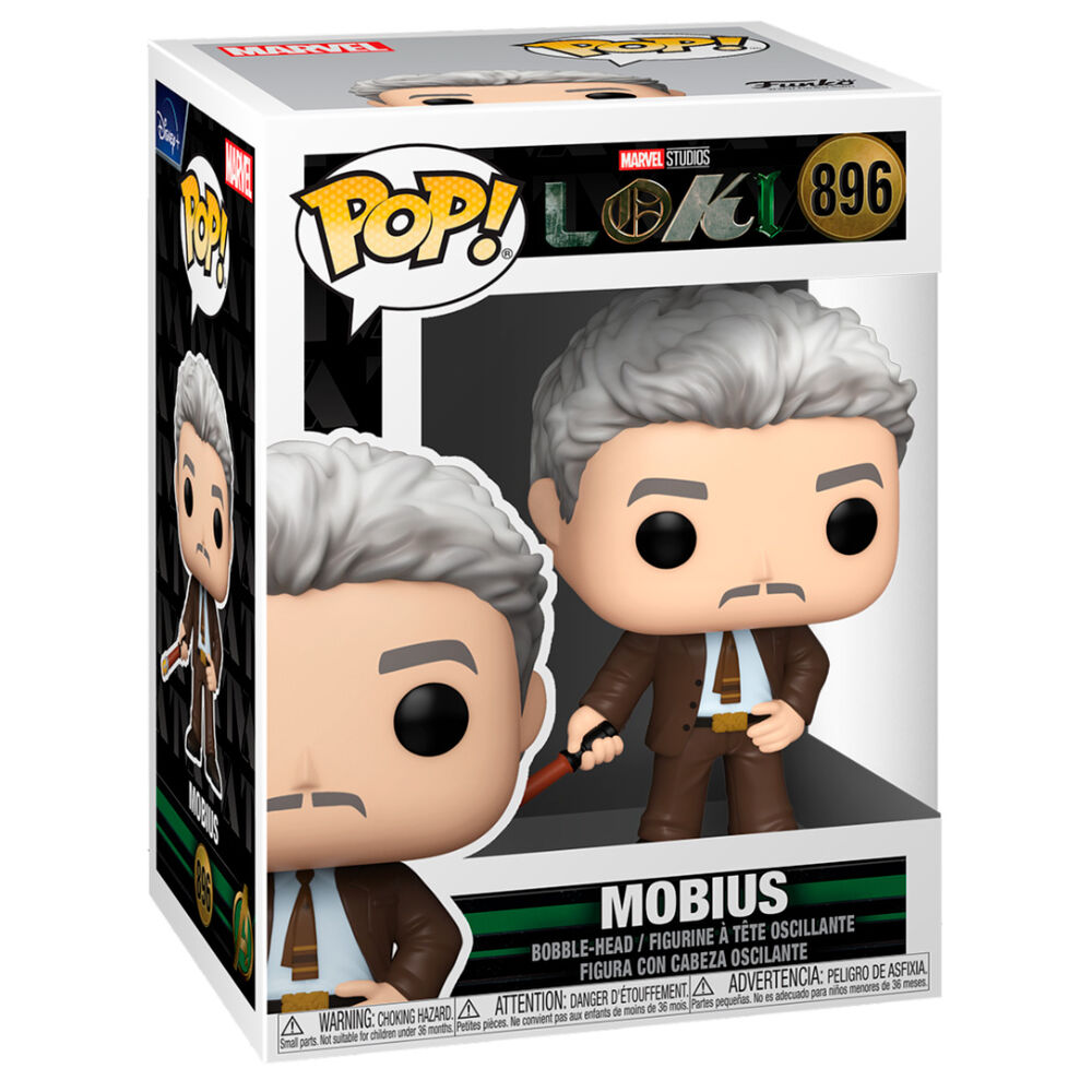 Figurine Funko POP Mobius de 9cm présentée dans sa boîte vitrine fenêtre