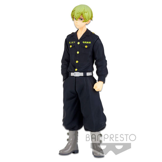Vue de face de la figurine Chifuyu Matsuno Tokyo Revengers en PVC 16cm par BANPRESTO