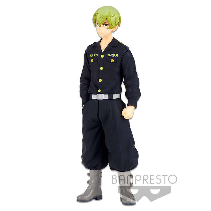 Vue de face de la figurine Chifuyu Matsuno Tokyo Revengers en PVC 16cm par BANPRESTO