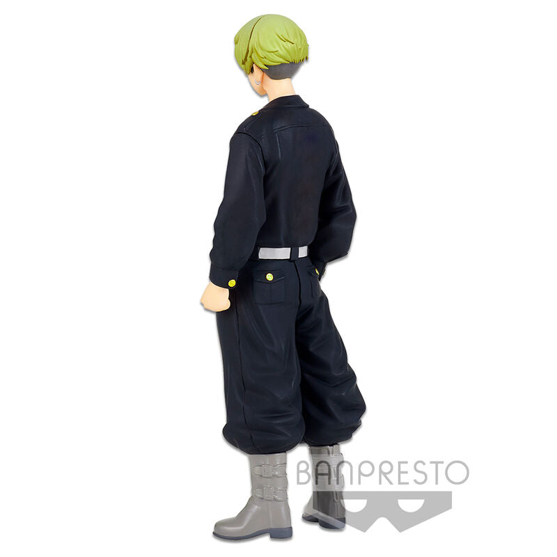 Détail du visage expressif de la figurine Chifuyu Matsuno Tokyo Revengers 16cm