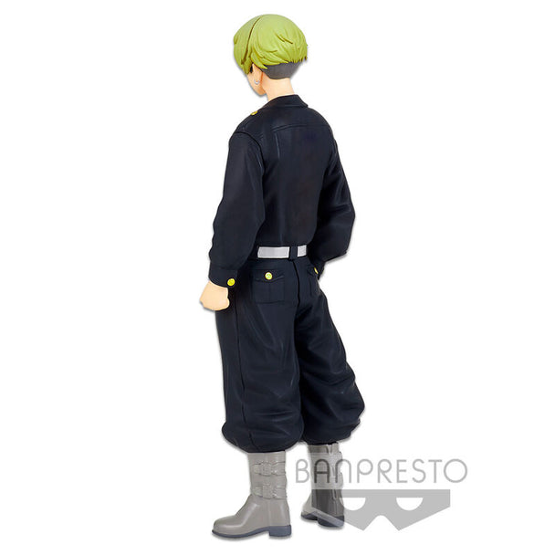 Détail du visage expressif de la figurine Chifuyu Matsuno Tokyo Revengers 16cm