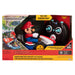 Voiture radiocommandée Mario Kart Mini vue de face avec design coloré et logo Nintendo