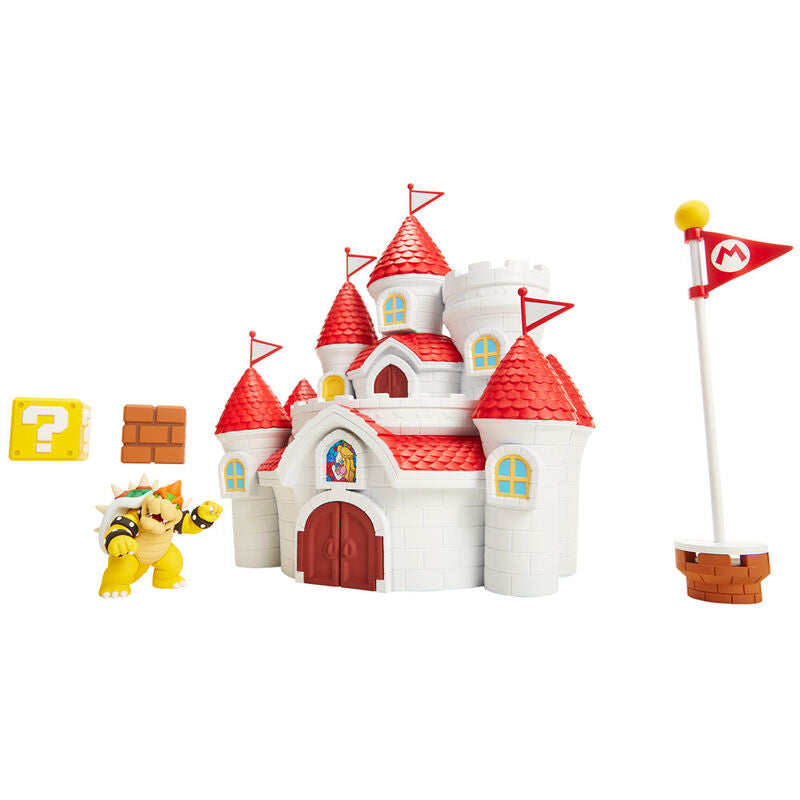 Présentation des accessoires et pièces modulables du playset Super Mario