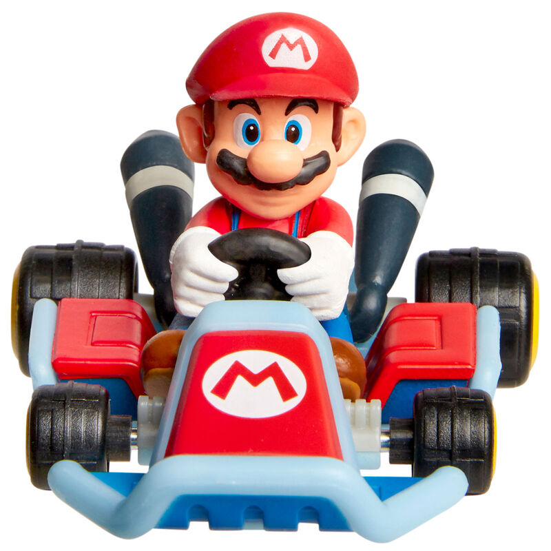 Figurine Daisy 6cm avec robe orange et kart assorti, détails soignés