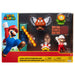 Vue de face du diorama Nintendo Super Mario Château de Lave avec détails précis et couleurs vives