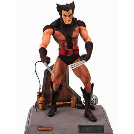 Figurine Marvel Select Wolverine Unmask de 18 cm montrant Wolverine sans son masque avec détails précis