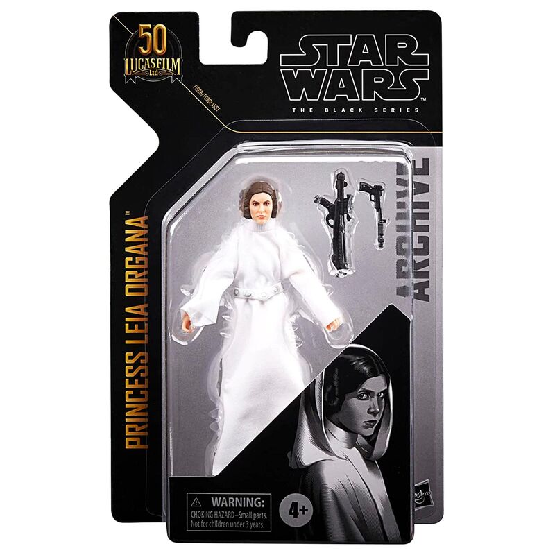 Figurine articulée Princesse Leia Organa 15cm de la série Black Series HASBRO avec détails précis