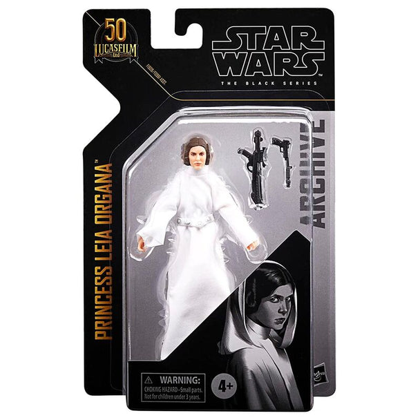 Figurine articulée Princesse Leia Organa 15cm de la série Black Series HASBRO avec détails précis
