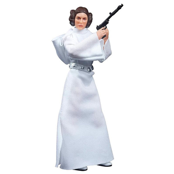 Vue rapprochée de la tête sculptée de la figurine Princesse Leia Organa édition 50e anniversaire Lucasfilm