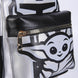 Sac à dos Mandalorian Yoda avec bretelles ajustables et fermeture zippée résistante