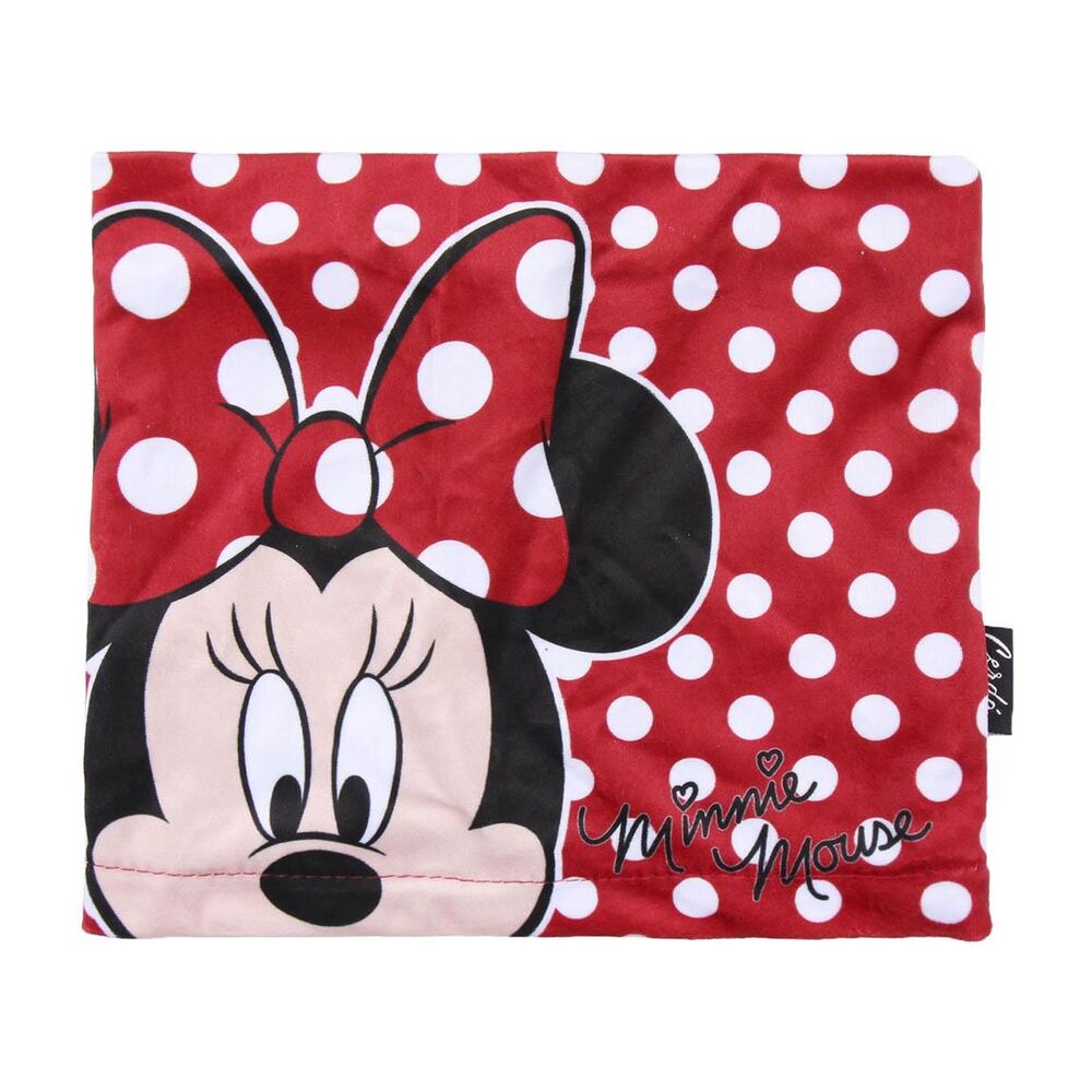 Snood enfant Disney Minnie CERDÁ en polyester doux, vue de face avec motifs colorés