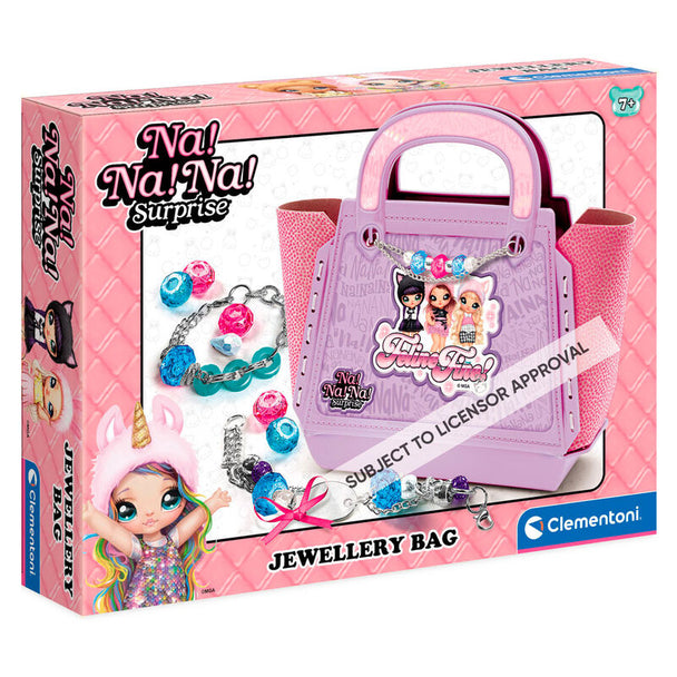 Kit Na! Na! Na! Surprise en forme de sac avec accessoires pour créer des bijoux pour enfants dès 7 ans