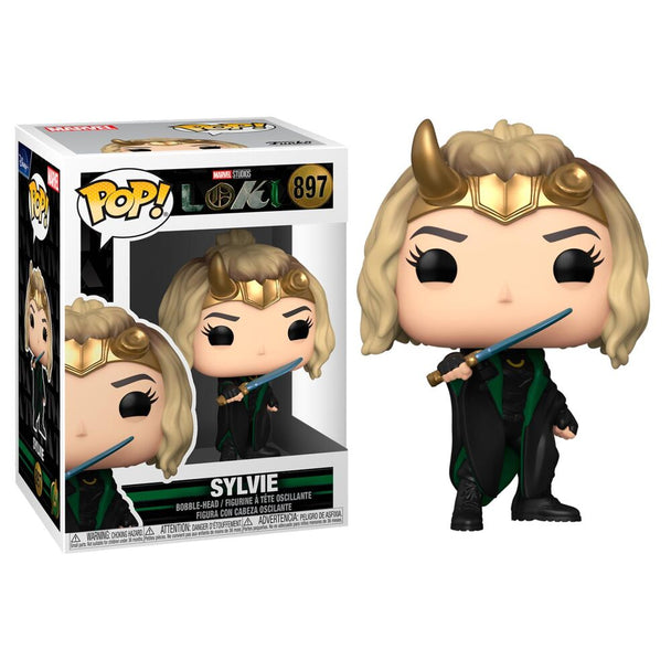 Figurine Funko POP Loki Sylvie en vinyle de 9 cm dans sa boîte vitrine Marvel