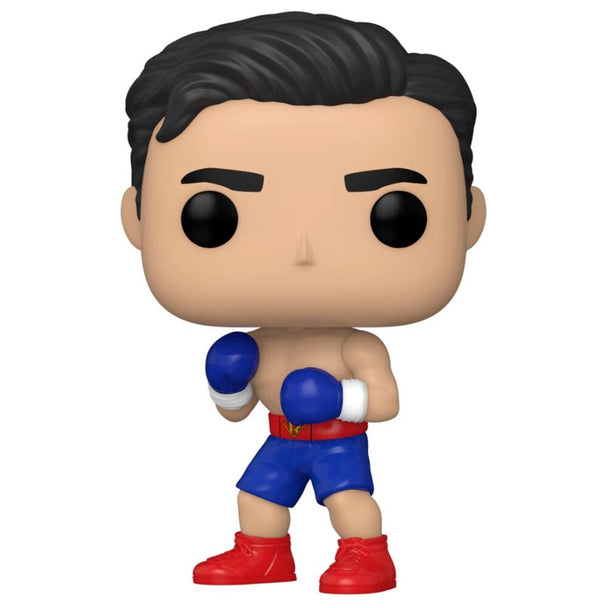 Figurine Funko POP Ryan Garcia de 9 cm présentée dans une boîte vitrine transparente, idéale pour les collectionneurs.