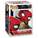Boîte vitrine de la figurine Funko POP Spider-Man No Way Home avec logo Marvel visible