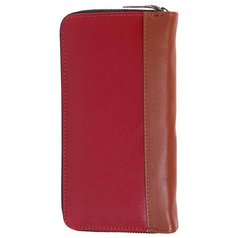 Vue intérieure du portefeuille Harry Potter Gryffindor montrant les compartiments pour cartes et billets, finition soignée en PU