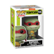 Vue latérale de la figurine Raphael Funko POP avec ses armes et sa posture dynamique