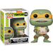 Figurine Funko POP Michaelangelo des Tortues Ninja 2 en vinyle de 9 cm dans sa boîte vitrine transparente