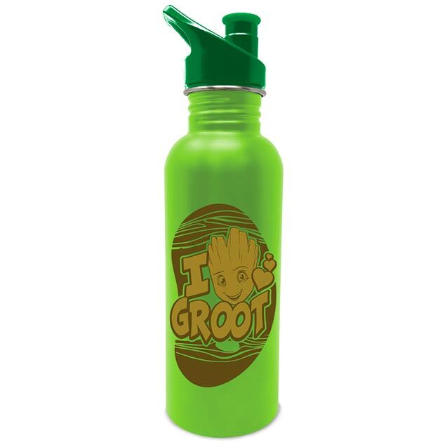 Gourde Marvel Guardians of the Galaxy avec design Groot en gros plan, capacité 700ml, fabriquée par PYRAMID