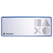Vue du tapis de bureau gaming PALADONE PS5 Icons 5th Gen avec design officiel PlayStation 5