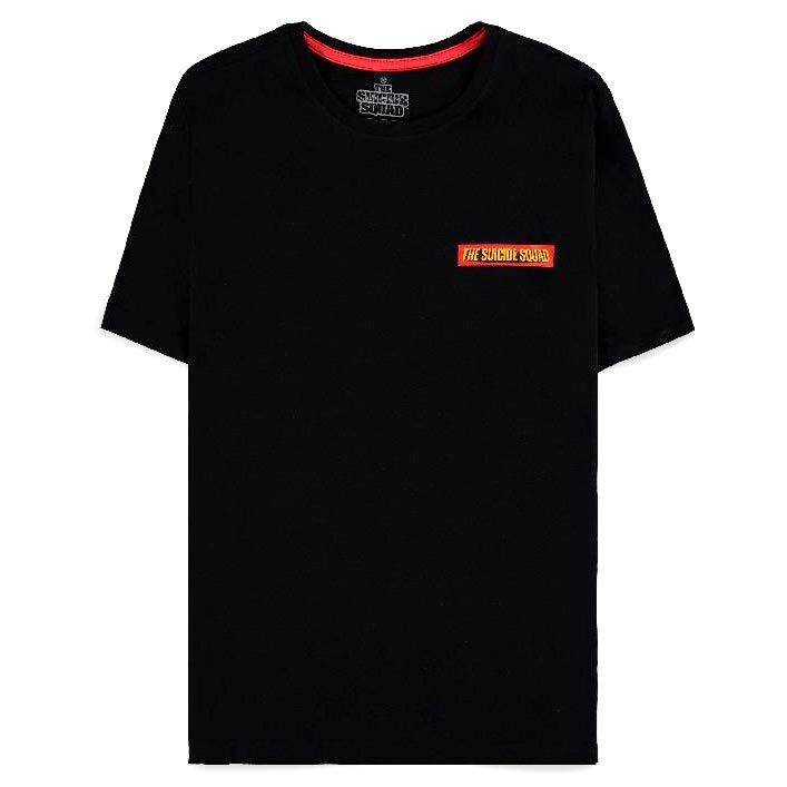 T-shirt DC Comics Suicide Squad 2 DIFUZED en coton avec logo coloré sur fond noir